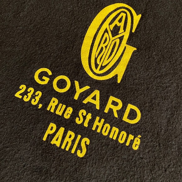 GOYARD Paris Authentic Large Tote Bag Sleeper NEW! 21.5" 14" RARE xl Gold Logo - Picture 2 of 5